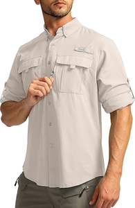 Maillot de pêche à manches longues personnalisé pour hommes séchage rapide respirant protection UV t-shirts - Product Image 2