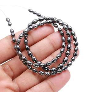 Cuentas facetadas de diamante negro Lustre LD, auténticas, naturales, sueltas, para la fabricación de joyas, piedras con certificación de terceros - Product Image 2