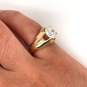 Bijoux en diamant en or massif 18 carats de haute qualité bagues de luxe personnalisables colliers et bracelets bijoux fins pour femmes - Product Image 2