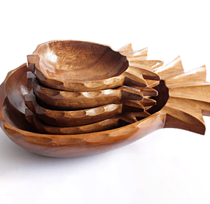 Plateau de service en bois naturel-Design unique de gourde, Eco & Safe VIET FARGIMEX - Product Image 2