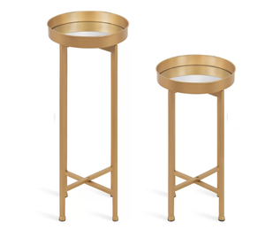 Mesa auxiliar lujosa y elegante con acabado de esmalte moderno de estilo nórdico, muebles de sala de estar, mesa auxiliar de Metal decorativa con acento de té - Product Image 5