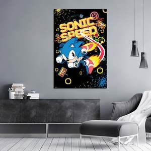 Affiche moderne pour Sonic the Hedgehog Speed, pour décoration murale - Product Image 5