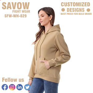 Sudaderas con capucha de mujer, jersey de gran tamaño, sudaderas recortadas de algodón, ropa de calle con capucha, chaquetas de lana, moda personalizada, ropa de gimnasio, Invierno - Product Image 3