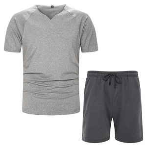 Ensembles pour hommes Ensemble t-shirt et short d'été Vêtements décontractés pour hommes T-shirt à la mode Ensemble 2 pièces pour hommes été - Product Image 1