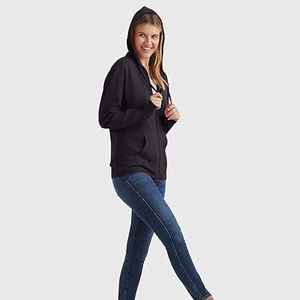 Unisex Oversized <b>Zip</b> <b>Up</b> Hoodie Heavyweight Cotton Polyester Fleece Custom Logo Streetwear <b>Jacket</b> - Product Image 2