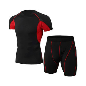 Combinaison de compression pour homme, dernier design personnalisé, Spandex/Polyester, légère, respirante, motif uni par sublimation, fabrication OEM professionnelle - Product Image 1