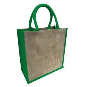 2025 sacs cadeaux fourre-tout en jute de qualité supérieure personnalisés nouveau Design avec impression personnalisée pour les promotions - Product Image 1