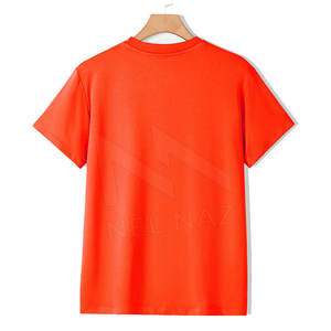 Camisetas de cuello redondo de algodón/poliéster impresas con logotipo personalizado para hombre a la moda diseño en blanco de alta calidad - Product Image 2