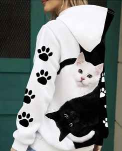 Sweat à capuche d'hiver pour homme élégant et confortable, 100% coton avec impression numérique et broderie pour l'hiver - Product Image 3