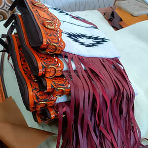 Bolso de mano occidental hecho a medida, bolsa de mano con correa de cuero, bandolera, bolso de mano, de Rodeo internacional - Product Image 4