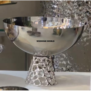 Tazón de Chocolate de Alambre de Hierro con Diseño de Hojas, Redondo, Decorativo para Mesa, de Lujo, Nuevo - Product Image 4