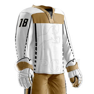 Uniforme de hockey sur glace confortable et respirant Patchs personnalisés Ensemble de vêtements d'équipe sportive - Product Image 4
