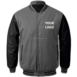 Chaqueta Varsity Personalizada para Hombre, Chaqueta de Béisbol Universitaria Vintage con Mangas de Cuero, Fabricante de Chaquetas de Béisbol de Lana y Cuero para Hombre - Product Image 6