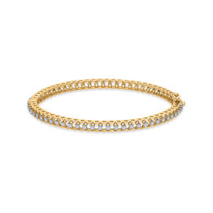 Pulsera de Diamantes Refinada en Oro Deslumbrante para Mujer - Product Image 2