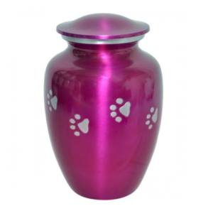 Urnas de cremación de mascotas clásicas de aluminio púrpura artesanías indias urnas funerarias de mascotas de metal de Venta caliente con precios bajos - Product Image 1