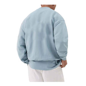 Sweat-shirts pour hommes en coton mélangé avec logo personnalisé, vente chaude, qualité supérieure, coupe ajustée, coton et polyester, respirant - Product Image 5