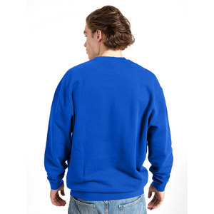 Sudadera de talla grande de alta calidad, sudadera holgada de otoño e invierno para hombre a la venta, la mejor venta, sudaderas de Color azul liso para hombre - Product Image 3