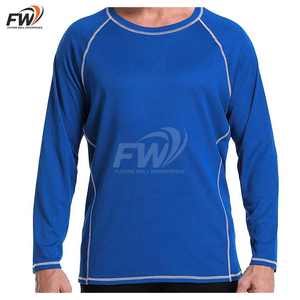 เสื้อยืดออกกำลังกายแบบรัดรูปแขนยาวสำหรับผู้ชาย พิมพ์ลายโลโก้ตามสั่ง เสื้อรัดรูปสำหรับกีฬา BJJ และ MMA แบบซับลิเมชั่น - Product Image 1