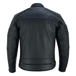 Chaquetas de cuero para bicicleta Venta caliente Chaqueta de cuero para bicicleta de invierno Hombres Chaqueta informal de cuero para bicicleta de calle - Product Image 5