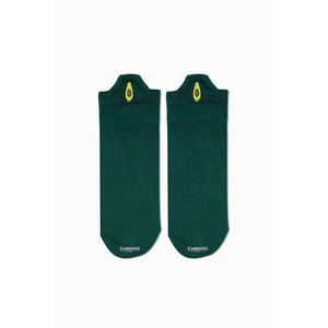 Lot de 5 chaussettes colorées mi-mollet pour filles, respirantes, brodées à la main motif fruits, taille unique, pour usage quotidien, hiver - Product Image 2