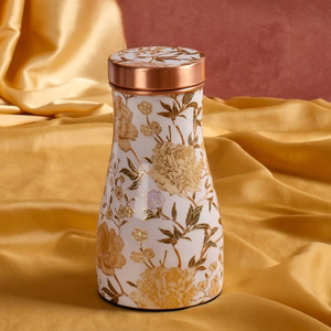 Finest Quality Pure Copper <b>Bottle</b> Latest Arrival with High Demand Leak-Proof and Durable Features <b>Metal</b> Printed Lid - Product Image 1