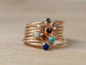 Estilo bohemio, anillo de piedras preciosas de Plata de Ley 925, regalo de boda hecho a mano para mujer, joyería de fiesta - Product Image 4