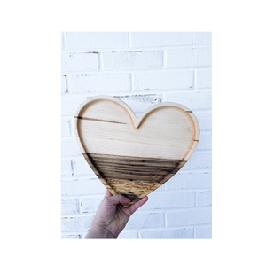 Regalos Tabla de cortar en forma de corazón Tabla de pan Plato para servir queso Charcuteri para forma de corazón - Product Image 1