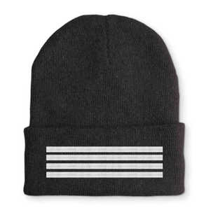 Moda personalizada al por mayor logotipo bordado Color sólido a cuadros Spandex/algodón cálido invierno gorro de punto para la playa - Product Image 6