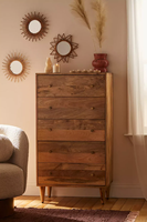 Meuble de salon moderne extensible en bois massif, design personnalisé, 6 tiroirs de rangement
