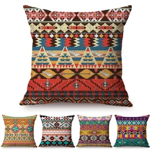 Elegant Decorative Throw Pillow Linen Tailored Edge Abstract Design for Home Hotel Car Decor <b>Cheap</b> Custom Printed Square Cushion - Product Image 6