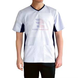 เสื้อสแปนเด็กซ์ทางการแพทย์สำหรับทุกเพศชุดสครับทางการแพทย์ - Product Image 4