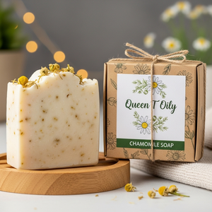 Jabón de manzanilla orgánico enriquecido con extractos jabón de manzanilla proporciona comodidad y cuidado suave de la piel - Product Image 5