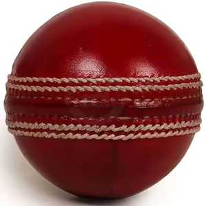 Pelota dura de cuero duradera profesional para Cricket y juego de partidos Pelota programada de color rojo blanco rosa - Product Image 1