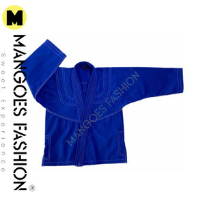 Kimono de Jiu-Jitsu Brésilien unisexe pour adultes en couleur personnalisée, vêtements d'arts martiaux MMA avec ceinture blanche gratuite, 100% coton, logo personnalisé - Product Image 4