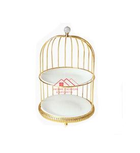 Support à gâteau en aluminium moulé avec plateau en marbre, support à gâteau de luxe très vendu pour la présentation de gâteaux de mariage - Product Image 5