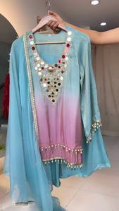 Top y pantalón elegantes de calidad superior con Dupatta a juego para ocasiones festivas o funciones familiares Uso a precio de fábrica - Product Image 2