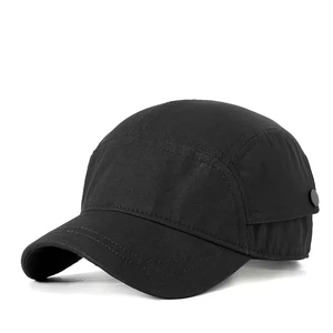 Gorras de béisbol deportivas de alta calidad para hombre, 5 paneles, 100% tela de lona de algodón, hebilla de Metal ajustable, nuevos diseños cómodos - Product Image 3