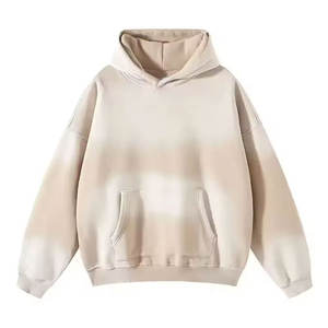 2024 hommes Premium décontracté coton empilé à capuche thermique à capuche dernière tendance cravate teinture conception en gros taille régulière pour l'hiver - Product Image 1