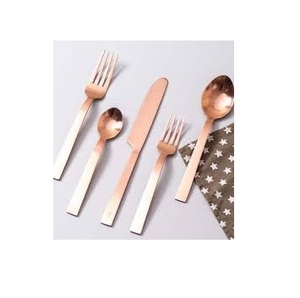 Juego de cubiertos de acabado brillante para restaurantes Cubiertos de cuchara y cuchillo de acero inoxidable con el mejor precio - Product Image 1