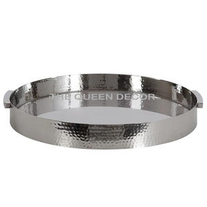 Plateaux de service en métal de conception classique Plateaux cadeaux décoratifs à base de miroir ou de métal poli de haute qualité Plateaux Design personnalisé - Product Image 6