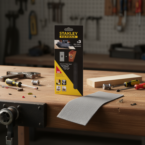 Disques de ponçage en maille Stanley 1/3, 93 x 230 mm, sans Velcro, multipack - Product Image 3