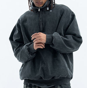 Sweats à capuche coupe-vent respirants de qualité supérieure à bas prix pour hommes vente en gros de sweats à capuche à fermeture éclair pour hommes - Product Image 1