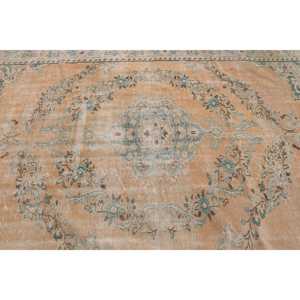 Turkish Oversize Rug 6.9x10.2 ft, <b>Brown</b> Blue Ombr Rug <b>Wool</b> - Product Image 5