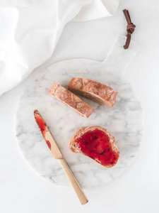 Planche à découper en bois classique, écologique et durable avec poignée en bois de manguier pour la cuisine, la découpe, le service au restaurant, décoration rustique - Product Image 6