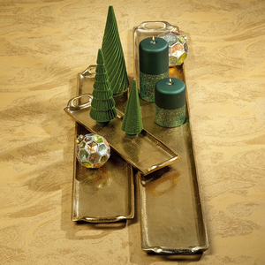 Plateau rond en métal galvanisé Plateau de service en métal design vintage - Product Image 6