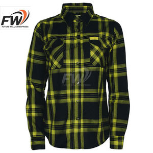 Chemises en flanelle tissée pour hommes, automne, anti-rides, respirantes, manches longues, haute qualité, écologiques, personnalisables, durables - Product Image 2