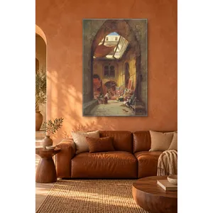 Fida Corrodi, commerçants de tapis dans le Bazar Arqué, impression sur toile - Product Image 3