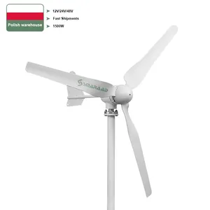 In stock in overseas warehouses SM3-1500W horizontal axis wind turbine with high energy efficiency