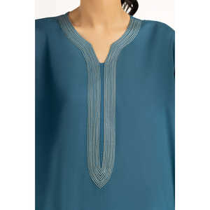 ชุดเซ็ตผ้าลินินปักลายแบบอาหรับ IUSTTS-1212 สำหรับฤดูร้อน - Product Image 5