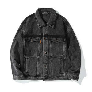 Veste en jean en coton surdimensionnée personnalisée en gros, veste en jean lourde pour homme, veste en jean de haute qualité pour homme - Product Image 1